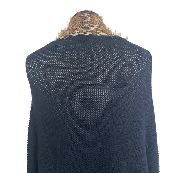Isabellas Closet Soft Fuzzy Knit Goth Emo Grunge Cardigan - Picture 8 of 12